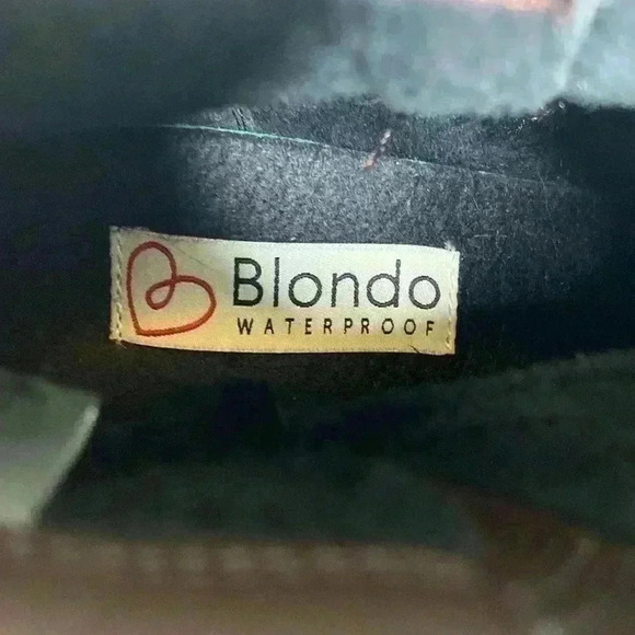 Blondo Waterproof Brown Ankle Booties Womens Size 9 - Picture 7 of 10